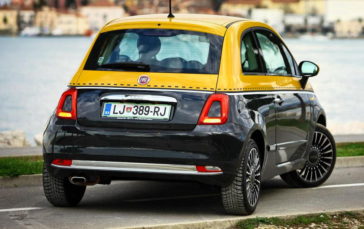 Fiat 500 1.2 8V lounge - šik mestni malček s posluhom za visoko modo | Foto Vinko Kernc