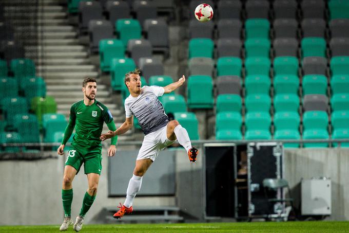 Tim Vodeb je Ankaran povedel celo do prednosti. | Foto: Žiga Zupan/Sportida