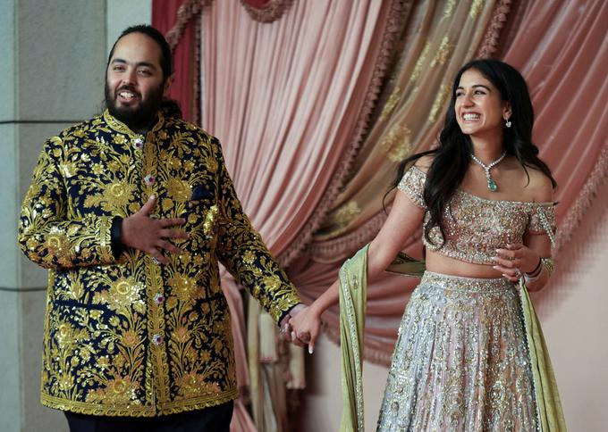 Anant Ambani, poroka | Foto: Reuters