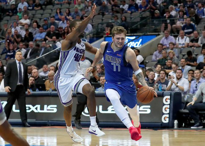 Luka Dončić je znova blestel na parketu. | Foto: Gulliver/Getty Images