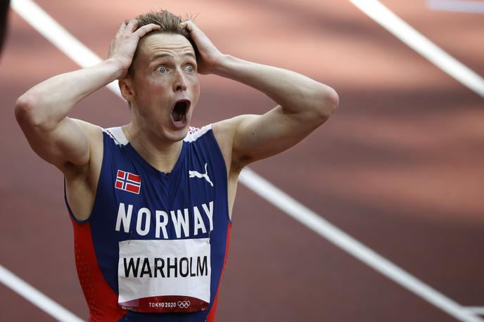 Karsten Warholm | Karsten Warholm je prvi Zemljan, ki je 400 metrov z ovirami tekel manj kot 46 sekund. | Foto Reuters