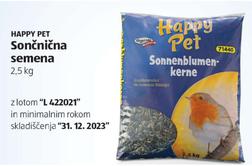 Odpoklicali sončnična semena Happy pet