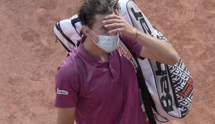 Thiem zapušča Roland Garros že po prvem dvoboju