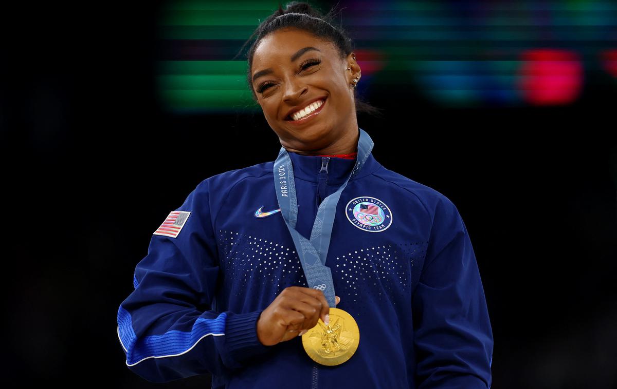 Simone Biles | Simone Biles zadela zlato sedmico | Foto Reuters