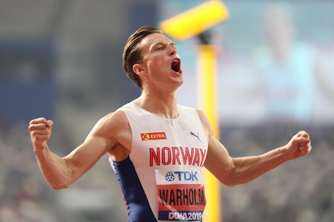 Karsten Warholm | Karsten Warholm je zrušil 29 let star svetovni rekord v teku na 400 m z ovirami. | Foto Reuters