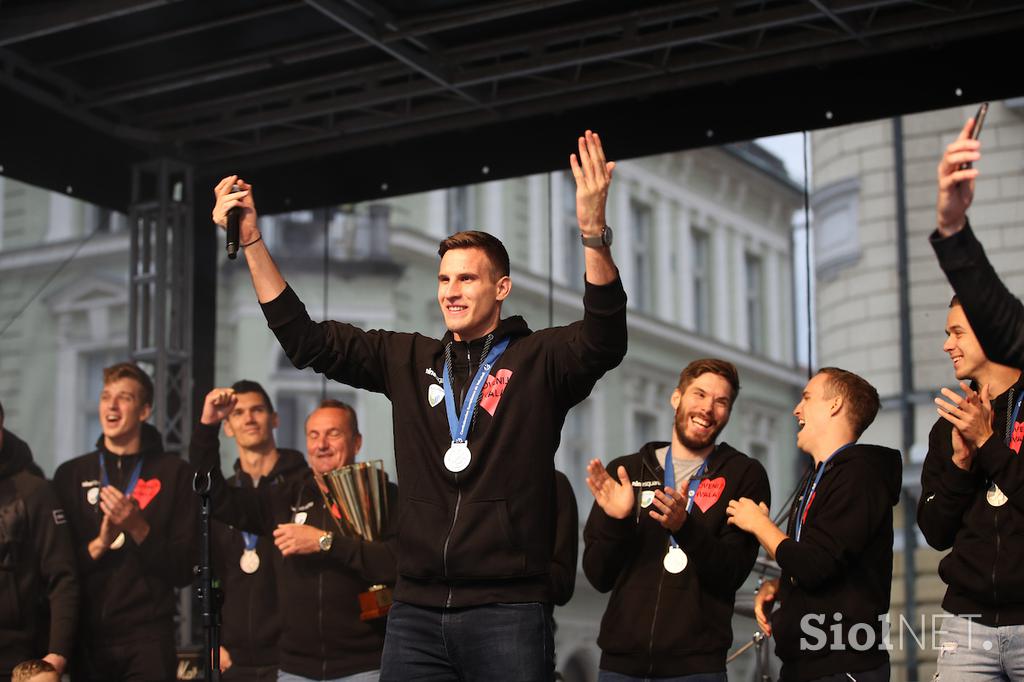 sprejem slovenska odbojkarska reprezentanca