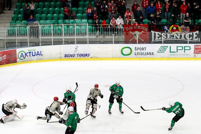 Žan Jezovšek je na jeseniško vodstvo odgovoril z dvema zadetkoma in poskrbel, da je odšla Olimpija na odmor z vodstvom 2:1. | Foto: Matic Klanšek Velej/Sportida