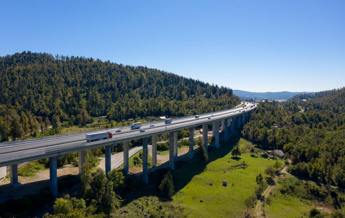 viadukt Ravbarkomanda | Eden do zdaj največjih projektov leta je bilo končanje obnove obeh viaduktov Ravbarkomanda pri Postojni. | Foto DARS