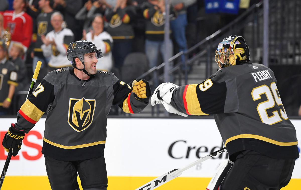 Vegas Golden Knights | Vegas je na domačem ledu pomendral Anaheim. | Foto Reuters