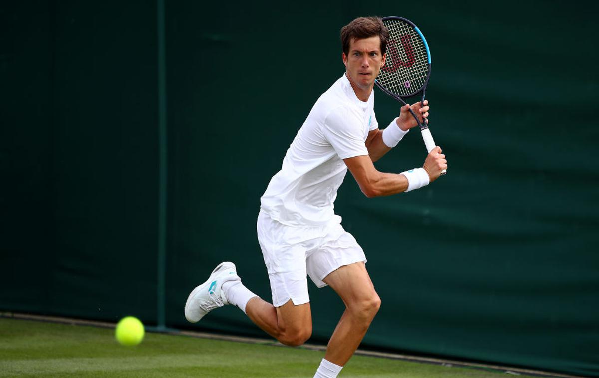 Aljaž Bedene | Aljaž Bedene je wimbledonske nastope končal že na prvi stopnički. | Foto Gulliver/Getty Images