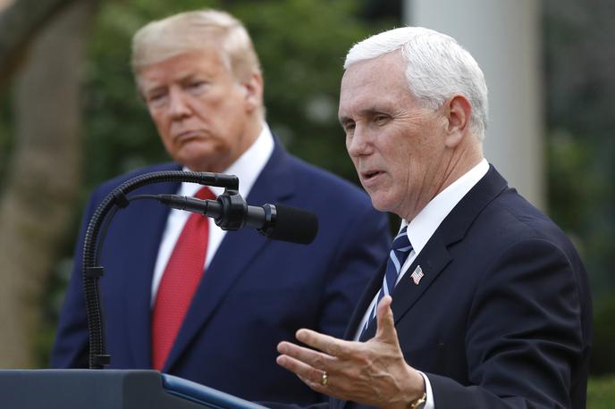 Donald Trump, Mike Pence | Donald Trump in njegov podpredsednik Mike Pence leta 2020.  | Foto Guliverimage