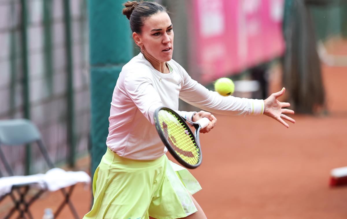 Nuria Parrizas Diaz - WTA Ljubljana | Nuria Parrizas Diaz je ugnala Olgo Danilović. | Foto www.alesfevzer.com