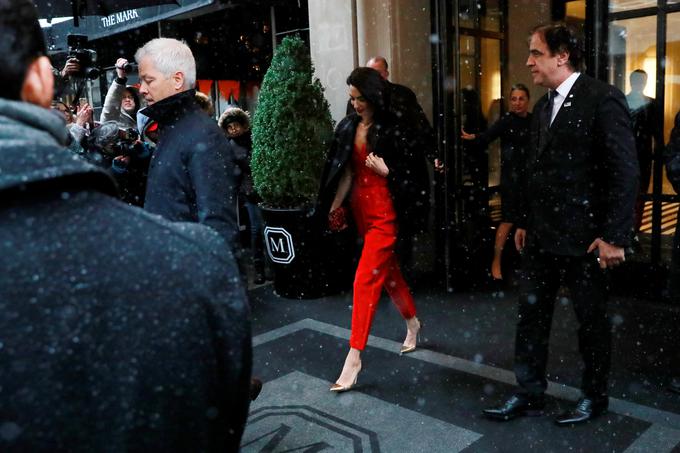 Odvetnica za človekove pravice Amal Clooney in žena Georgea Clooneyja. | Foto: Reuters