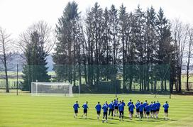 Trening Slovenska nogometna reprezentanca Brdo