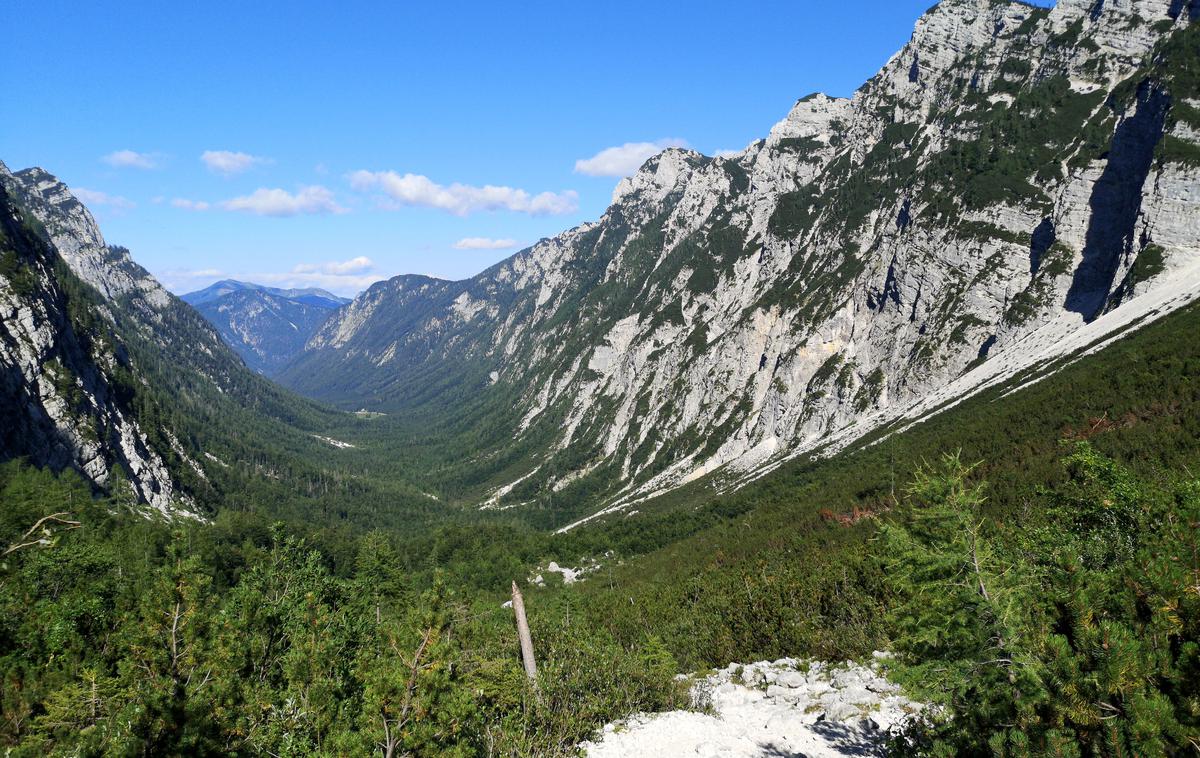 dolina Krma | Cesta v Krmo je končno spet odprta in tako možen vzpon po najkrajši poti do Kredarice in Planike. | Foto Matej Podgoršek