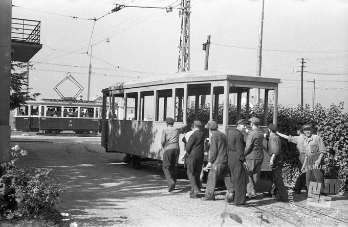 tramvaj po vojni | Foto: Vlastja Simončič; hrani: MNZS