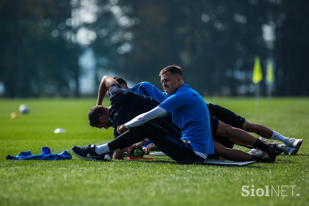 Slovenska nogometna reprezentanca Trening Brdo