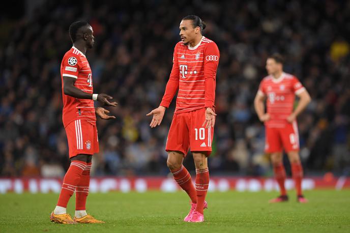 Sadio Mane Leroy Sane | Napetost med Sadiom Manejem in Leroyem Sanejem je bilo moč opaziti že v zadnjih minutah tekme. | Foto Guliverimage