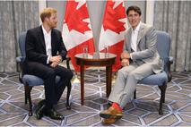 princ Harry, Justin Trudeau