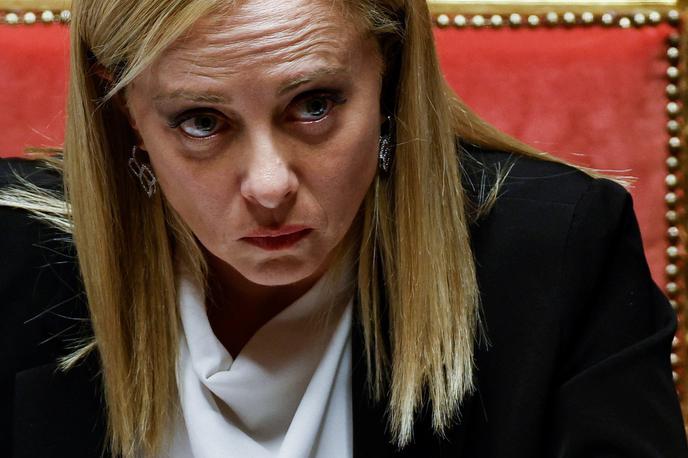 Giorgia Meloni | Za zaupnico desni vladi premierke Giorgie Meloni je glasovalo 221 poslancev, 152 pa jih je bilo proti. | Foto Guliver Image