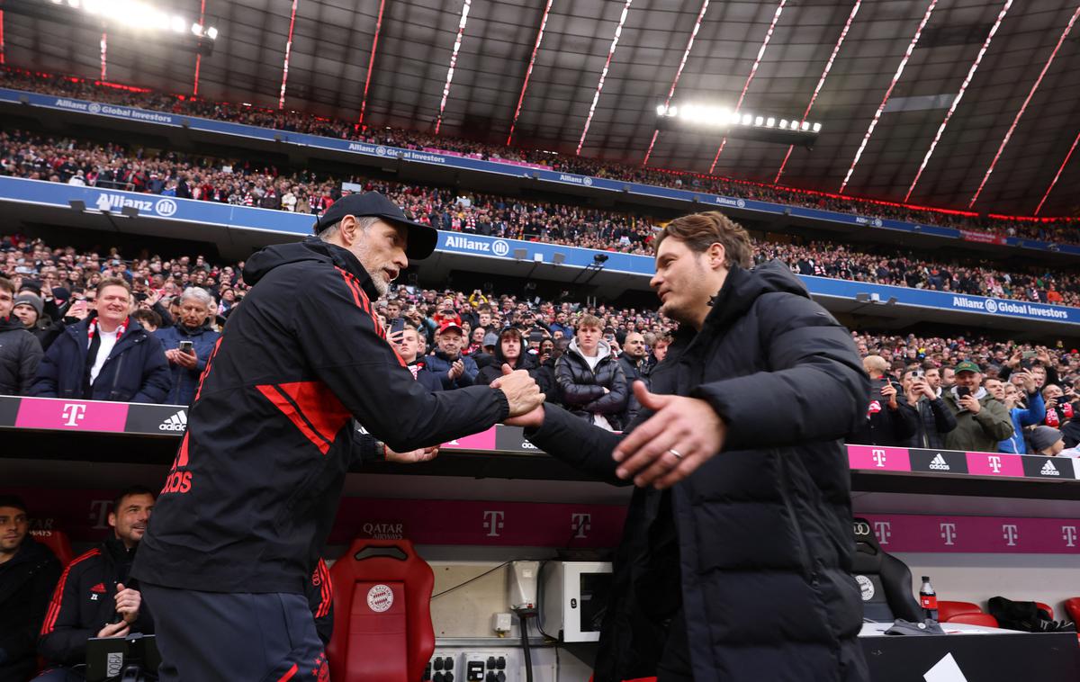 Thomas Tuchel Edin Terzić | Thomas Tüchel in Edin Terzić sta si tako pred derbijem segla v roke.  | Foto Reuters