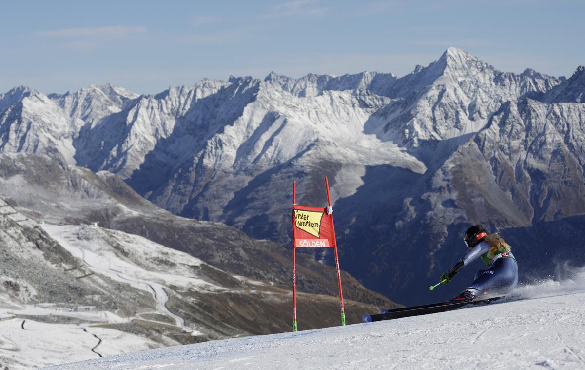 Sölden veleslalom 2023 | V Söldnu so pripravljeni termin zamakniti še za dva tedna. | Foto Reuters