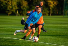 Slovenska nogometna reprezentanca Trening