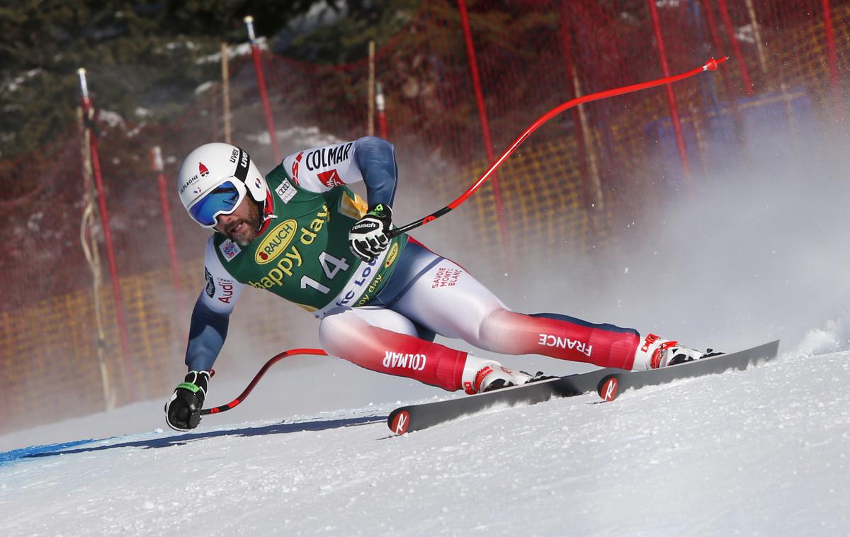 Brice Roger | Brice Roger je bil najhitrejši na četrtkovem treningu smuka v Bormiu. | Foto Getty Images