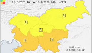 Neurja s točo povzročila veliko škode #video