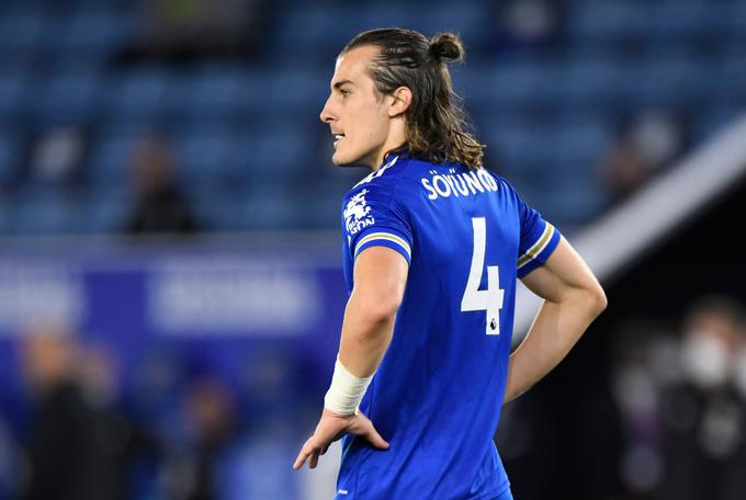 Turški osrednji branilec Caglar Soyuncu je do zdaj za Leicester City odigral 54 tekem in zabil en gol.   | Foto: Reuters