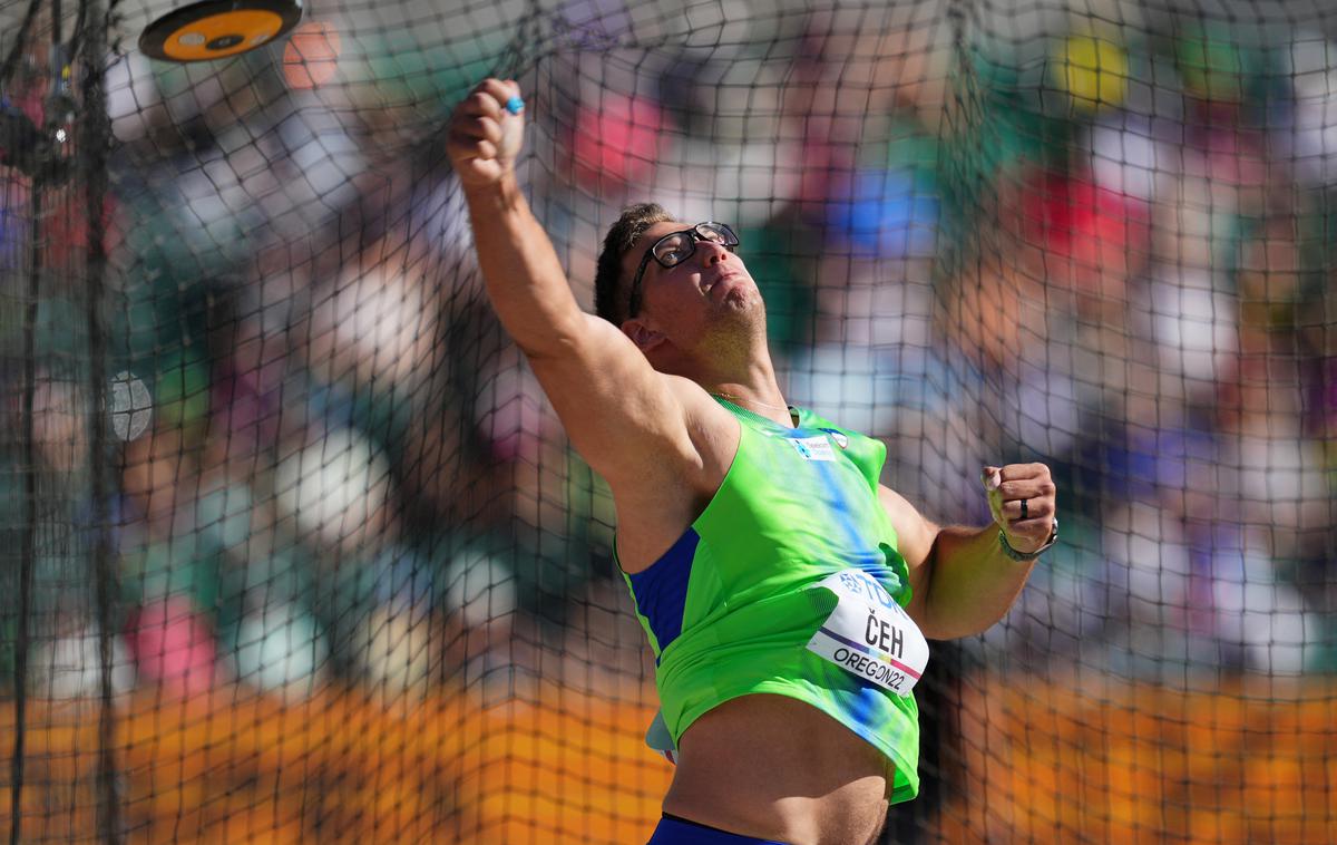 Kristjan Čeh | Kristjan Čeh je že v prvem kvalifikacijskem metu disk vrgel gladko prek avtomatične kvalifikacijske norme za finale. | Foto Reuters