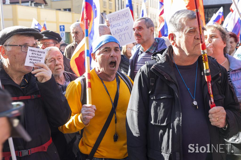 Protestni shod upokojencev, Inštitut 1. oktober in Glas upokojencev