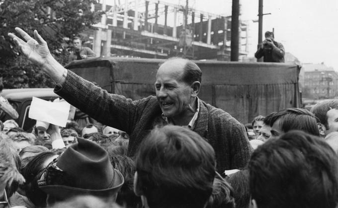 Emil zatopek Praga 1968 | Foto: Getty Images