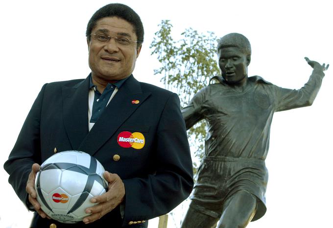 Eusebio (1942−2014) spada med legende svetovnega nogometa. | Foto: Reuters