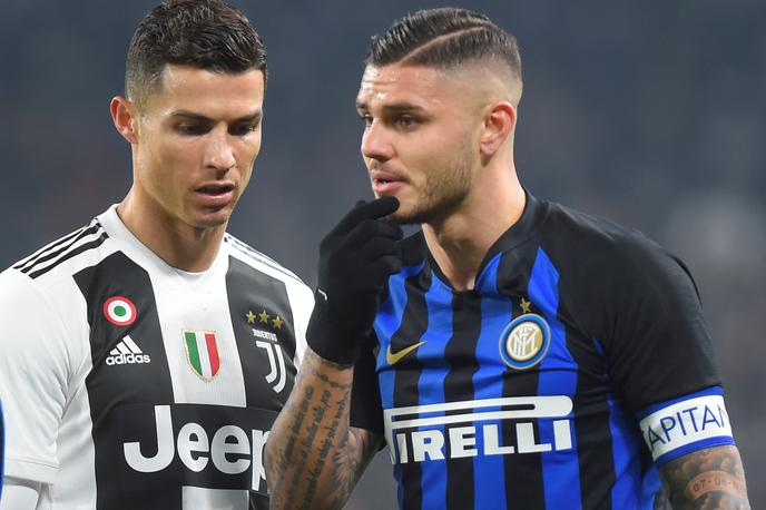 Mauro Icardi, Cristiano Ronaldo | Mauro Icardi se je pri Interju meril tudi s Cristianom Ronaldom (Juventus), v dresu PSG pa so njegovi tekmeci drugačni. | Foto Reuters