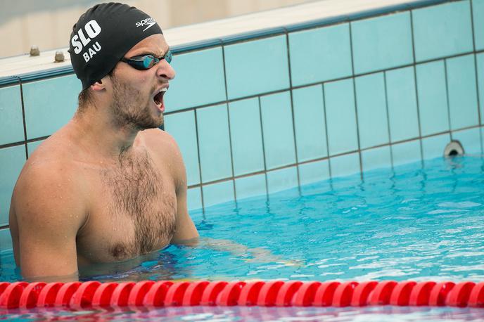 martin bau | Jevgenij Aliamovskij, Jure Dolinar, Jan Toman in Martin Bau (na sliki) so v Kranju na 4 x 200 m prosto za 2,37 sekunde izboljšali rekord ljubljanske Ilirije iz leta 2002. | Foto Vid Ponikvar