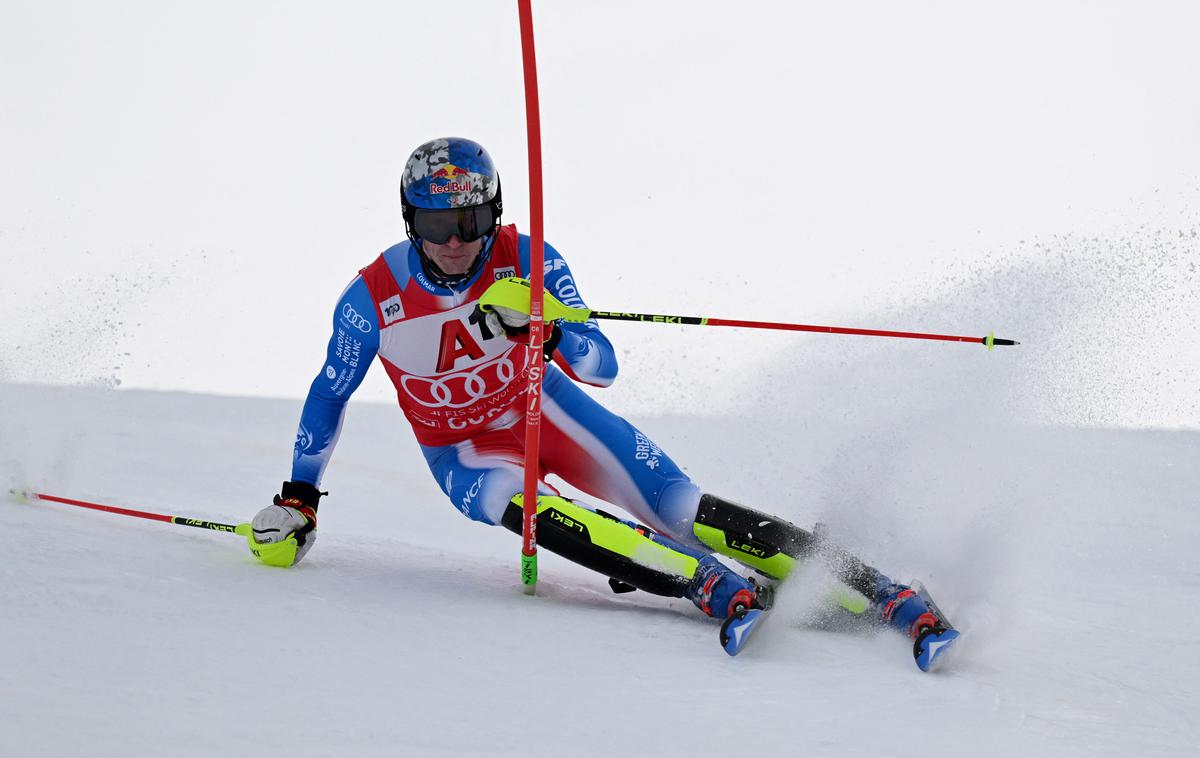 Clement Noel Gurgl 2024 | Clement Noel je odlično opravil s prvo vožnjo v avstrijskem Gurglu. | Foto Reuters