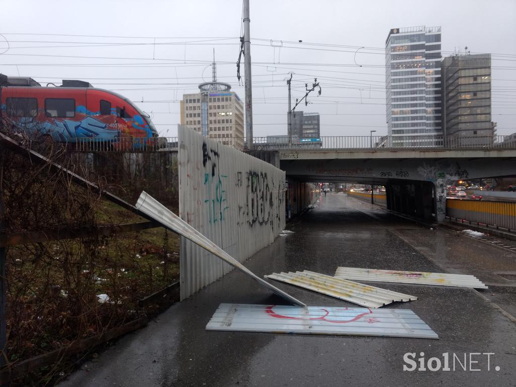 Neurje veter poplave 12.12.2017