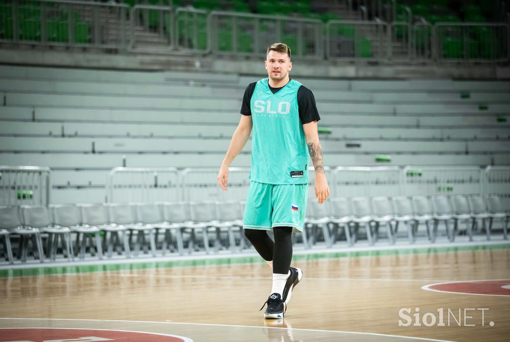 trening Slovenija Dončić