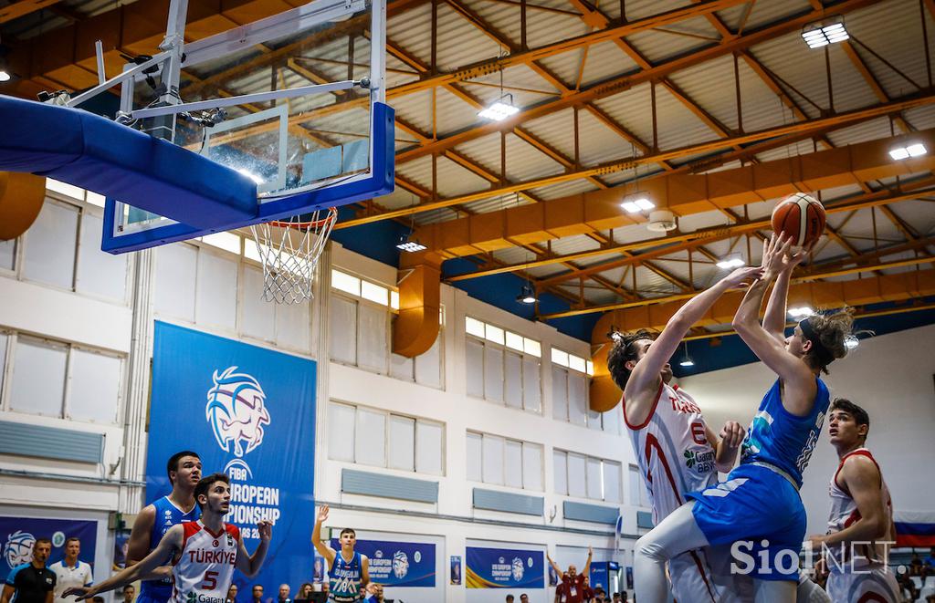 Fiba EP U18: Slovenija - Turčija polfinale