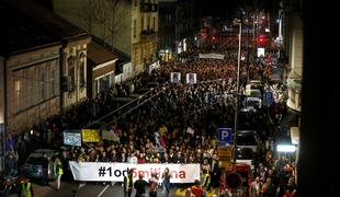 V Beogradu novi protesti proti predsedniku Vučiću #foto