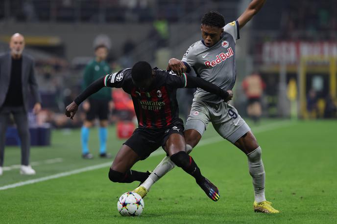 AC Milan Salzburg | Salzburg je visoko izgubil z Milanom in nadaljuje v evropski ligi. | Foto Guliver Image