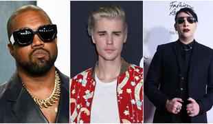 Kanye West, Justin Bieber in Marilyn Manson skupaj molili k Bogu