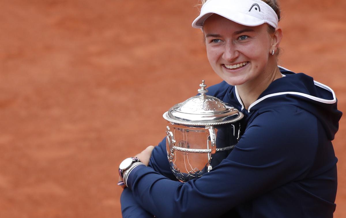 Barbora Krejčikova | Barbora Krejčikova je zmagovalka pariškega teniškega spektakla. | Foto Reuters