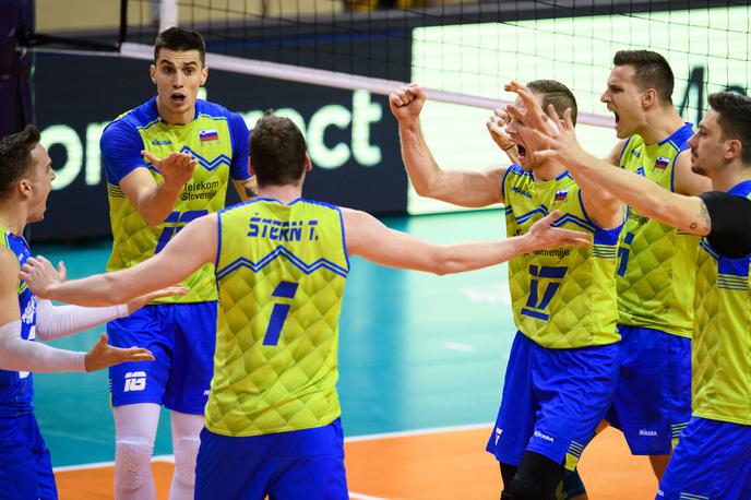 Slovenija Nemčija odbojka | Slovenci so si še pred zadnjo tekmo skupinskega dela zagotovili nastop v polfinalu olimpijskih kvalifikacij. | Foto CEV