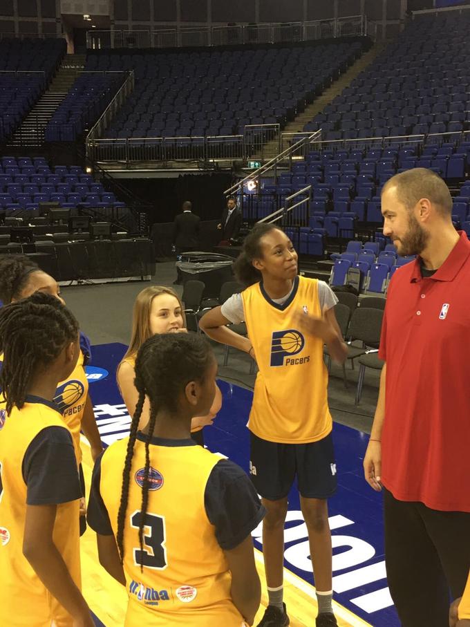 Počaščen je, da je lahko ambasador lige NBA. | Foto: 