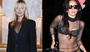 Kate Moss in Lady Gaga brez sramu