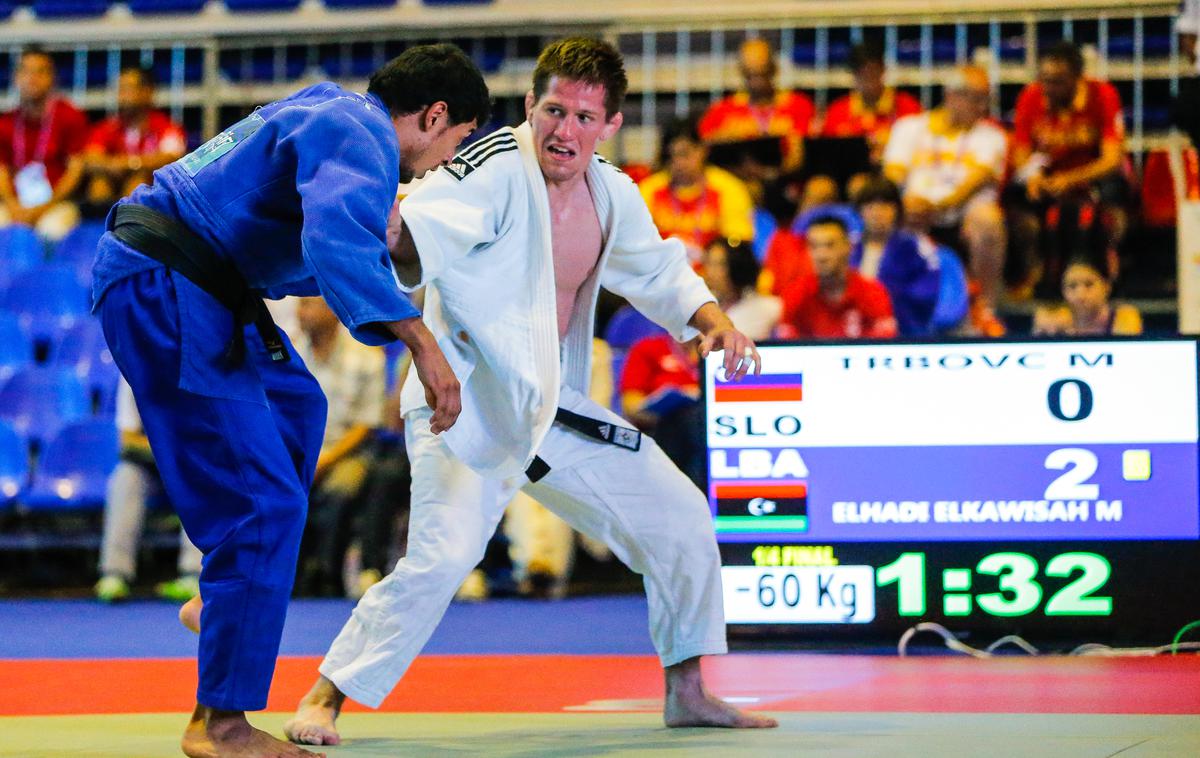 Matjaž Trbovc judo | Matjaž Trbovc je v drugem krogu naletel na srebrnega z nedavnega evropskega prvenstva in evropskih iger v Minsku. | Foto STA