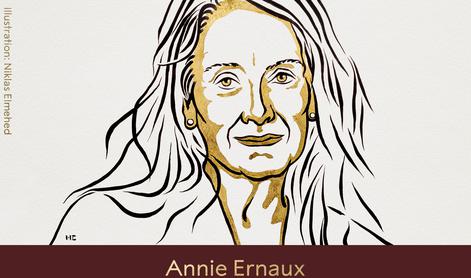 Nobelova nagrada za literaturo francoski pisateljici Annie Ernaux