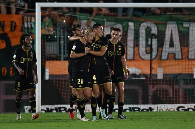 Tudi Joel Pohjanpalo, strelec vodilnega zadetka na junijski tekmi med Finsko in Slovenijo (2:0), je v dobri formi, na zadnji klubski tekmi je v soboto pomagal Benečanom do zmage nad vodilno Parmo v serie B z dvema podajama. | Foto: Guliverimage